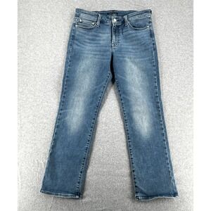 Lucky Brand Jeans Womens (2/26 REG) Blue Sweet Mid Rise Straight Leg Dark Wash